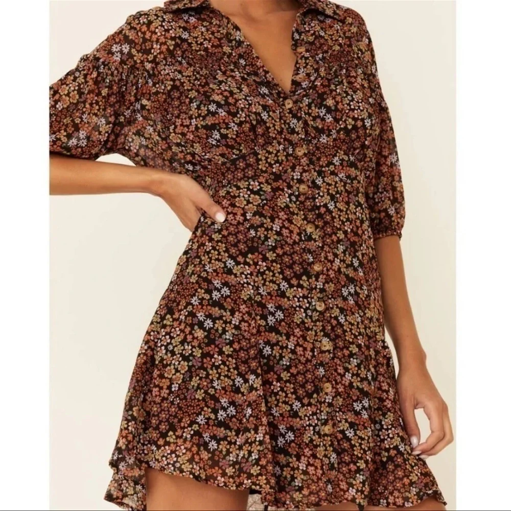 Free People Bonnie Mini Dress Size S